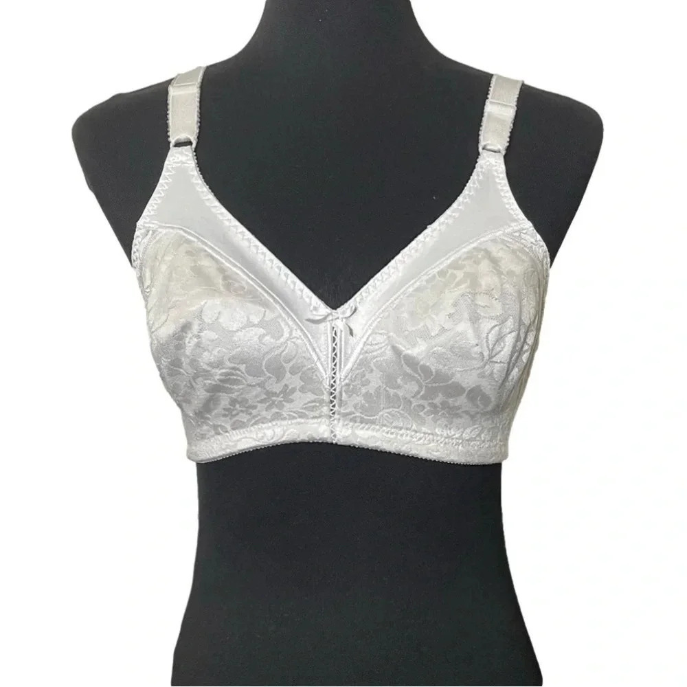 Bali Womens Double Support Lace Spa Back Wirefree Bra